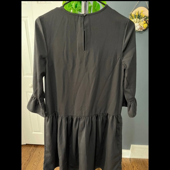 Women's Black Drop-Waist Dress by jaceyduprie - Picture 7 of 8